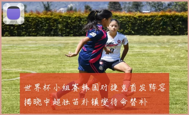 世界杯小组赛韩国对捷克首发阵容揭晓中超独苗朴镇燮待命替补